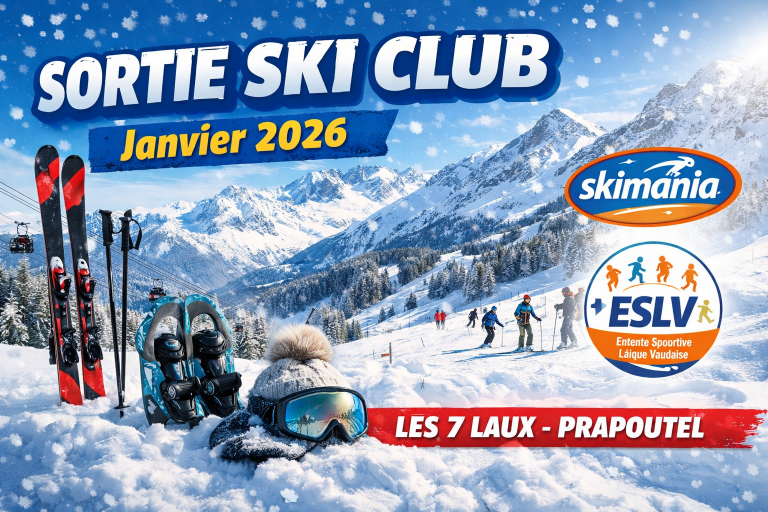Sortie ski fédérative du club ESLV aux 7 Laux – Prapoutel en janvier 2026