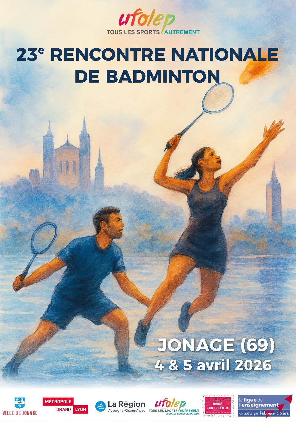 🏸 Rencontre Nationale de Badminton – Week-end de Pâques 2026